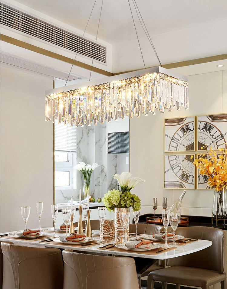 HEIKESZ Luxury high-end atmosphere K9 crystal bedroom lighting Internet celebrity Hong Kong style master bedroom restaurant lighting 2025 new wholesale lighting lamp lighting fixtures for celling lighting