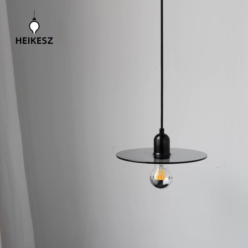 HEIKESZ Nordic minimalist modern minimalist wall lamp designer bar entrance bedside lamp light luxury glass lamp light fixtures for celling lighting