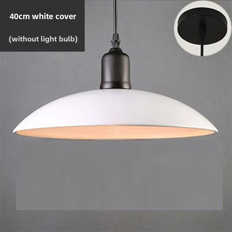 HEIKESZ Industrial Vintage Ceiling Light Retro Pendant Lamp for Cafe Restaurant Bar Single Head Iron Cover Lighting Fixture