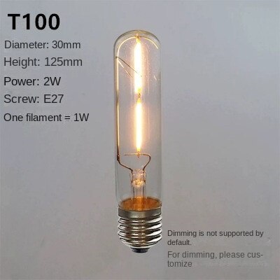 HEIKESZ 【One-year warranty, free shipping】E27 Screw LED Bulb Edison Light Source Single Lamp Creative Shop Bar Restaurant with Plug Switch Chandelier