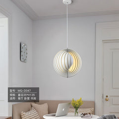 HEIKESZ Nordic simple restaurant bar chandelier modern designer creative living room bedroom model room moon rotating lamp light fixtures for celling light