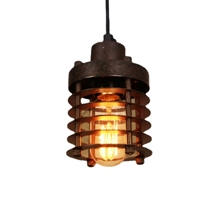 HEIKESZ 【One-year warranty, free shipping】Retro Industrial Style Chandelier American Loft Restaurant Coffee Shop Creative Iron Cage Bar Aisle Hallway Chandelier