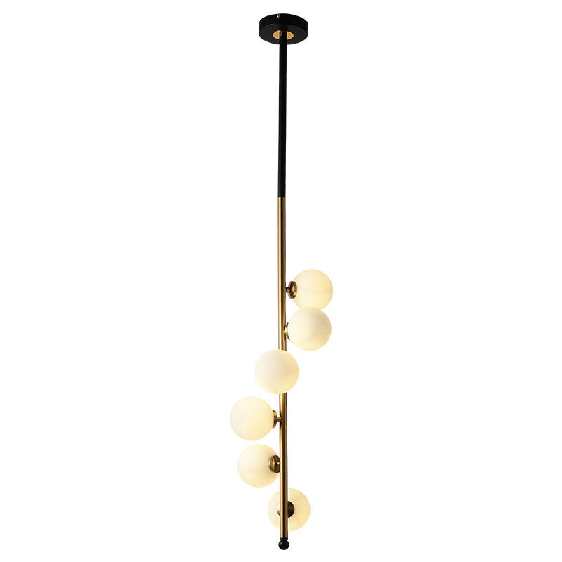 HEIKESZ Nordic Bed Head Chandelier Creative Art Light Luxury Post-Modern Minimalist Living Room Ceiling Lamp for Villa Hotel Lighting