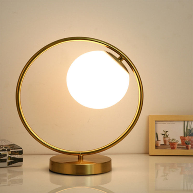 HEIKESZ Table Lamp Decoration Post-Modern Nordic Reading Eye Protection Golden Living Room Room Bedside Large Quantity from Youyi
