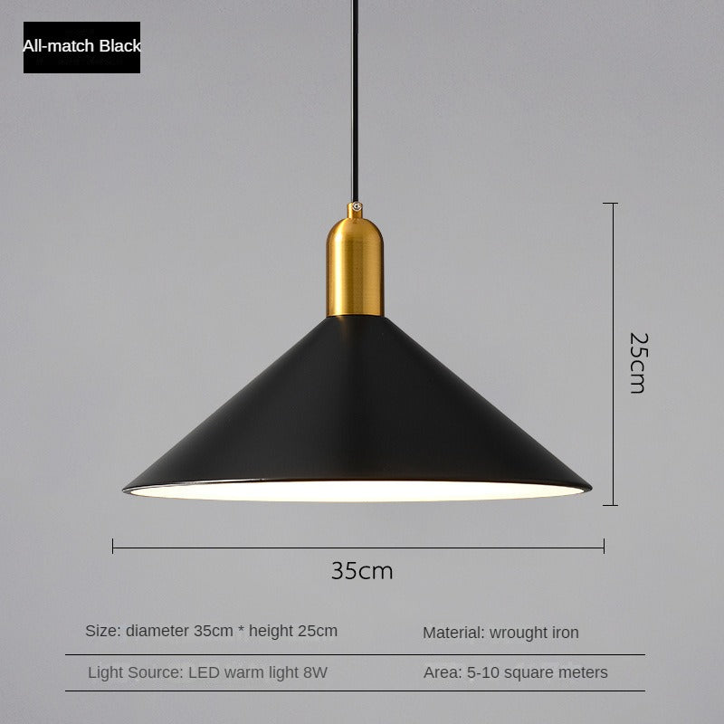 HEIKESZ Modern Restaurant Chandelier Nordic Loft Lamp in the Living Room Creative Personality Art Industrial Style Retro Lamps Cross-Border Supply