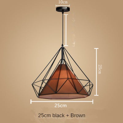 HEIKESZ Nordic Style Restaurant Chandelier Modern Minimalist Restaurant Dining Table Leisure Bar Creative Coffee Tea Shop Diamond Chandelier LED Light for Bedroom Night Aesthetic Room Lamp