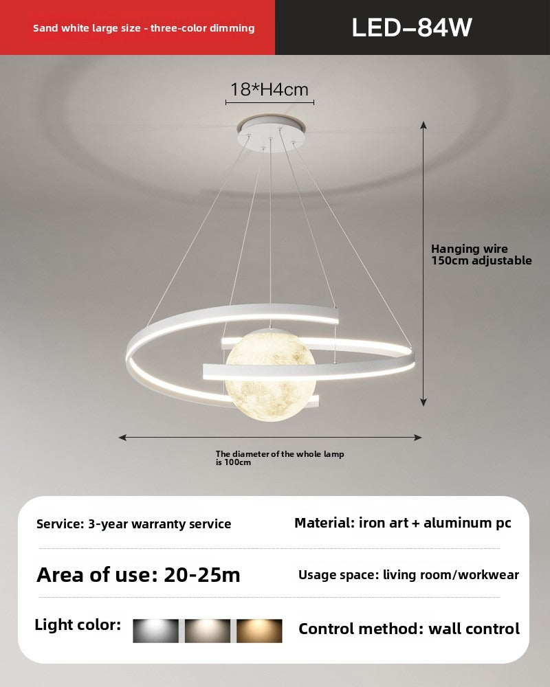 HEIKESZ Living room chandelier simple modern atmosphere Zhongshan lighting factory direct sales Nordic bedroom dining room lights round living room main lamp lighting fixtures for celling lights