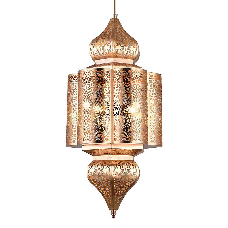HEIKESZ South East Asia style chandelier Arab Thai art etching chandelier Xinjiang restaurant hotel villa bed and breakfast lampsChandelier, restaurant light, living room light