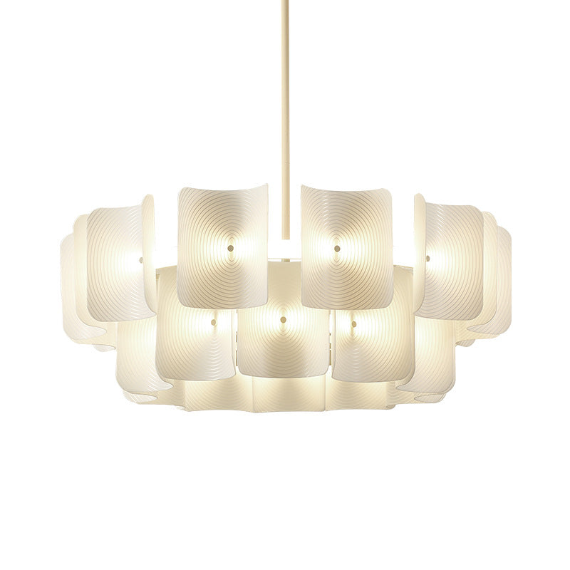 HEIKESZ Japanese wabi wind living room dining room chandelier French cream wind light luxury bedroom simple 2024 new Zhongshan lamp light fixtures for celling light