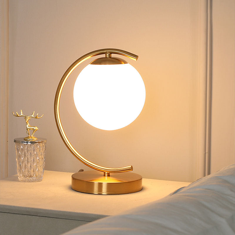 HEIKESZ Table Lamp Decoration Post-Modern Nordic Reading Eye Protection Golden Living Room Room Bedside Large Quantity from Youyi