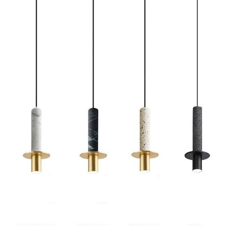 HEIKESZ Nordic Luxury Marble Chandelier Modern Minimalist Ceiling Light for Living Room Bedroom Restaurant Bar