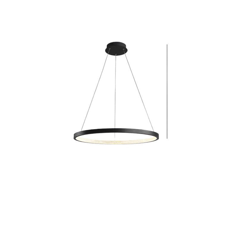 HEIKESZ Minimalist living room chandelier post-modern minimalist light luxury dining room lamp designer villa exhibition hall lamp circle main lamp light fixtures for celling lights