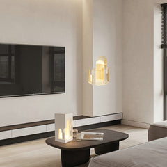 Creative Gypsum Lamp Embedded Stair Corner Bedroom Bedside Plaster Table Lamp Embedded in Wall Lamp Corridor Gypsum Lamp