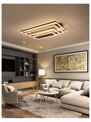 HEIKESZ Living room lights, simple modern atmosphere creative Nordic rectangular hall ceiling lamps 2020 new lamp lighting fixtures for celling lights