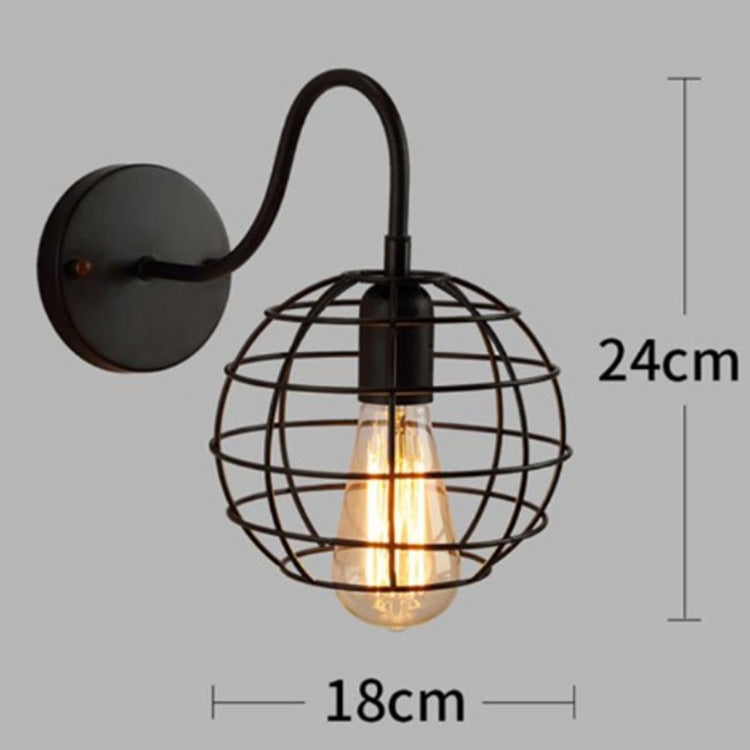 HEIKESZ American Country Retro Industrial Style Living Room Dining Room and Study Room Wall Lamp