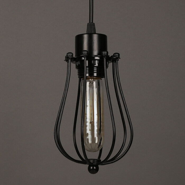 HEIKESZ Retro Cafe Bar Lamp European Restaurant Simple Lamp in the Living Room American Country Industrial Style Small Droplight american style retro outdoor indoor retro bedroom lamp american-style Industrial wind