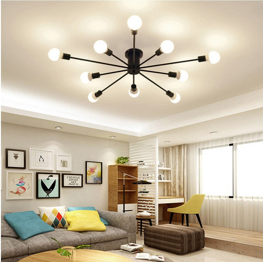 HEIKESZ Nordic Lamps Lamp in the Living Room Bedroom Study Lighting Modern Simple Creative Personality Style Atmospheric Home Ceiling Lamp LED Light for Bedroom Night Aesthetic Room Lamp