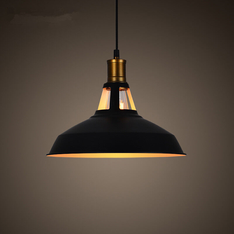 HEIKESZ American Country Retro LOFT Industrial Style Pot Cover Chandelier Simple Shop Clothing Store Restaurant Bar Single-Head Droplight american style retro outdoor indoor retro bedroom lamp american-style Industrial wind