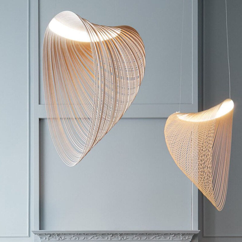 HEIKESZ Nordic Modern Minimalist Chandelier Japanese Style Mosquito Repellent Incense Lamp for Living Room Bedroom Cafe