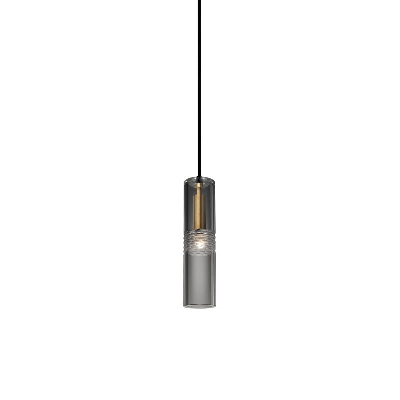 HEIKESZ Postmodern simple restaurant single head personalized bar cafe study bedside small chandelier fishing line lamp crystal chandelier lamp light fixtures for celling light