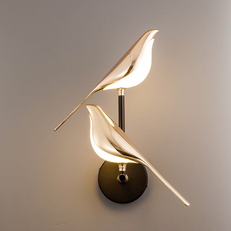 HEIKESZ Modern LED Wall Lamp Minimalist Bedroom Living Room TV Background Light Bedside Decor