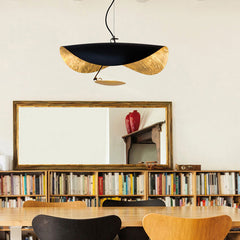 HEIKESZ Italian Creative UFO Pendant Lamp Modern Light Luxury LED Chandelier for Living Room Dining Room Ceiling Lighting