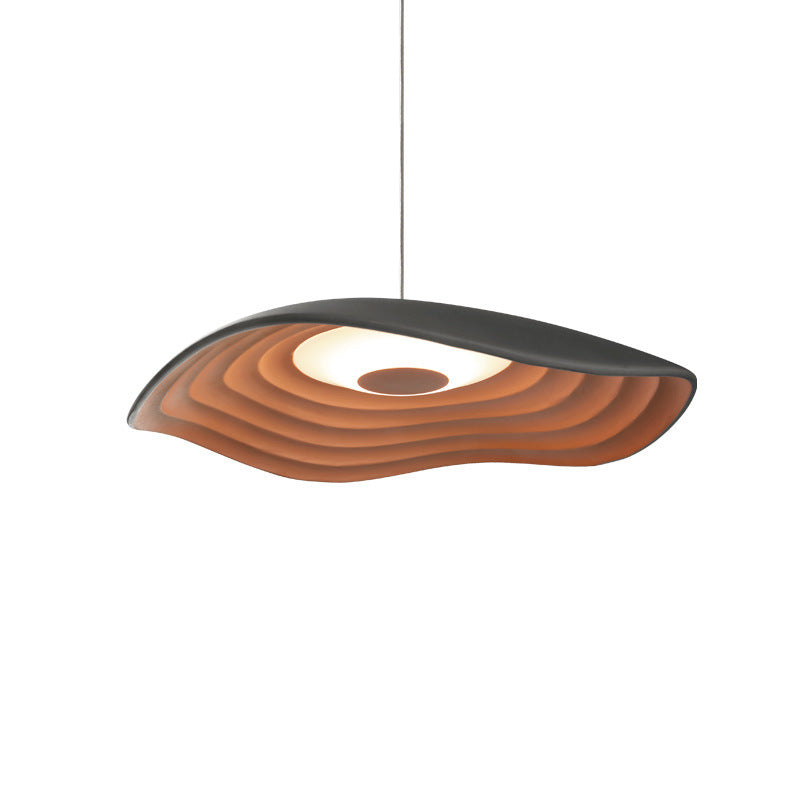HEIKESZ Modern Minimalist Nordic Lotus Leaf Chandelier Silent Style Bar Restaurant Art Decorative Lamp