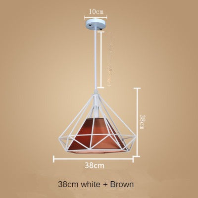 HEIKESZ Nordic Style Restaurant Chandelier Modern Minimalist Restaurant Dining Table Leisure Bar Creative Coffee Tea Shop Diamond Chandelier LED Light for Bedroom Night Aesthetic Room Lamp