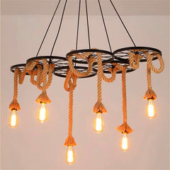 HEIKESZ American Country Pendant Lamp Dining Room/Living Room Bedroom Light Industrial Wind Ceiling Lamp Creative Plant Flowers and Plants Decoration Pendant Lamp LED Light for Bedroom Night Aesthetic Room Lamp