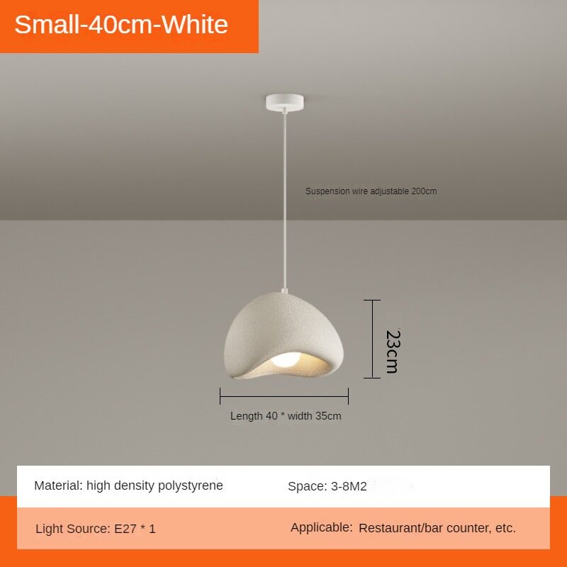 Designer Restaurant Chandelier Nordic Medieval Living Room Study Bedroom Creative Personality Day Is Silent Wind Three-End Ceiling Lamp