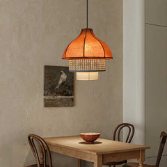 HEIKESZ Japanese-style wabi - **** wind restaurant vine art chandelier new Chinese-style hotel homestay dining tea room zen private room cloth art lamp light fixtures for celling light