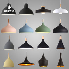 HEIKESZ Food chandelier single head Nordic simple Zhongshan lamps and lanterns Food store commercial retro chandelier Industrial style restaurant small chandelier