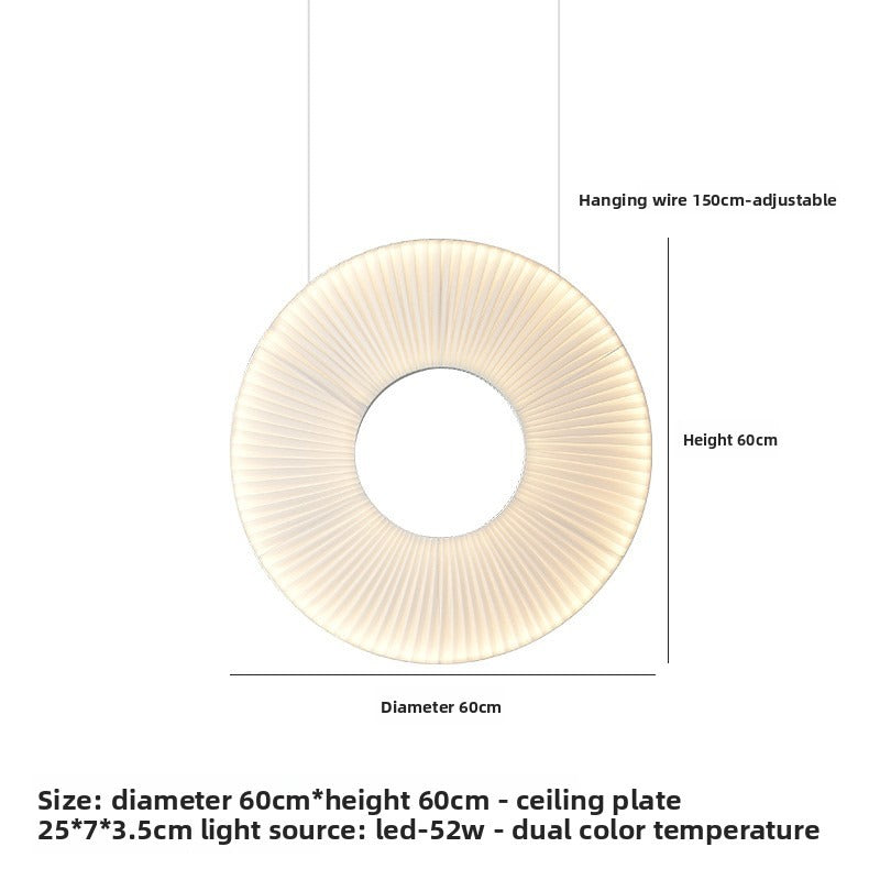 Minimalist Circle Ceiling Light Modern Living Room Lamp Postmodern Design Creative Art Decor for Bedroom Showroom