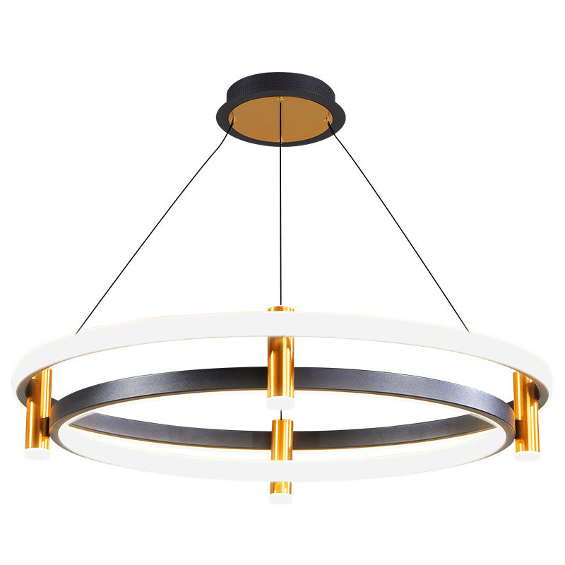 HEIKESZ Minimalist Ring Chandelier Modern Luxury Living Room Bedroom Dining Room Lighting Fixture Creative Designer Art Lamp