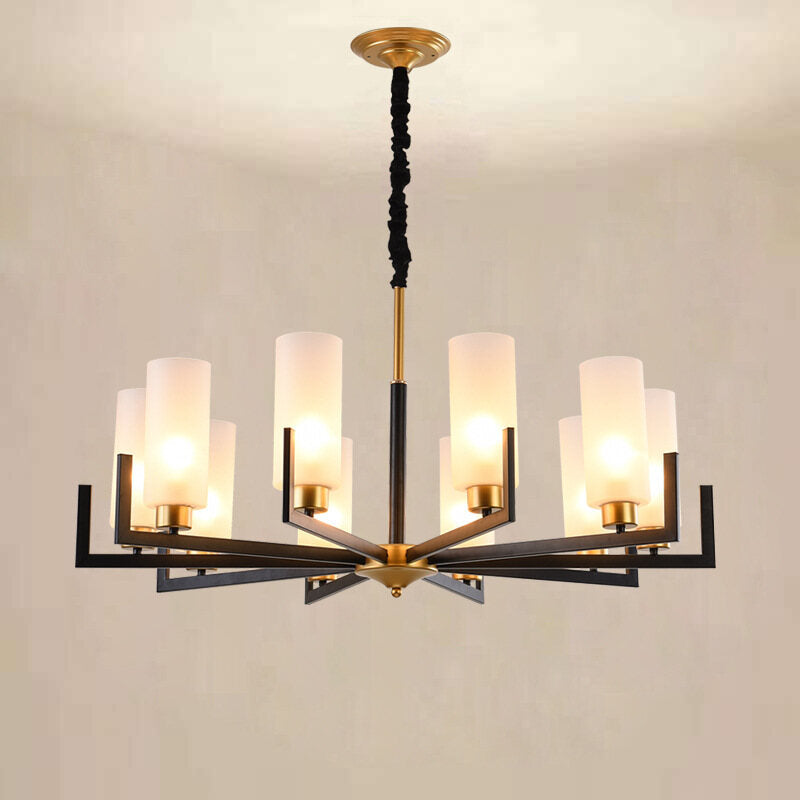New Chinese-Style Chandelier Villa Duplex Building Lamp in the Living Room Internet Celebrity Personalized Bedroom Dining-Room Lamp Chinese Style Lighting Warm Room Lamps Light Chandelier for Living Chandelier Bedroom Chandelier Lights Room Lighting