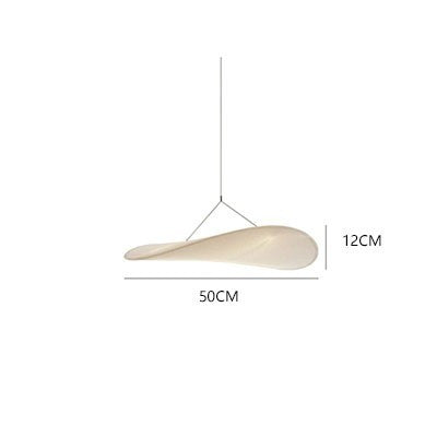 HEIKESZ Japanese Style Chandelier Simple Bedroom Light Nordic Art Silk Cloth Designer Famous Restaurant Tea Room Lighting