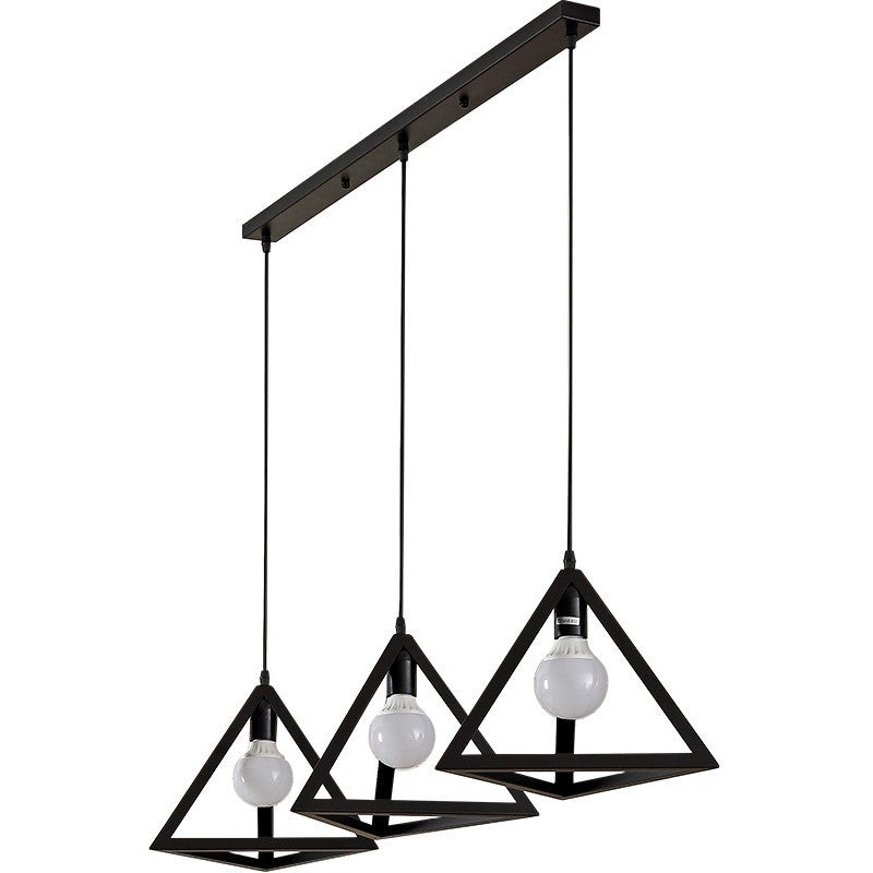 HEIKESZ Nordic Simple Chandelier Restaurant Coffee Shop Creative Wrought Iron Small Droplight Bar Snack Milk Tea Shop Single Head Special Offer Light LED Light for Bedroom Night Aesthetic Room Lamp