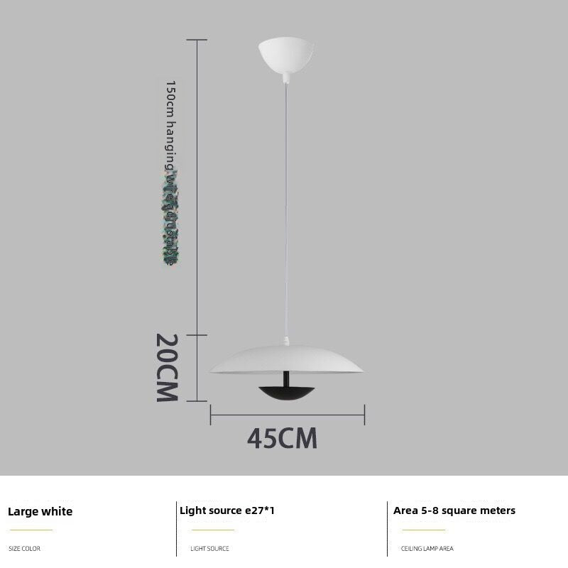 HAIKESZ Creative Danish Italian designer Nordic dining room living room bedroom LED simple decoration personalized flying saucer chandelier lamp light fixtures for celling lights