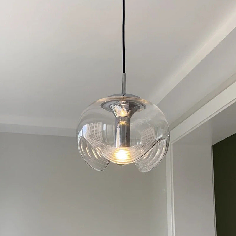 HEIKESZ Modern light luxury medieval European glass chandelier modern simple bedside restaurant bar counter corridor chandelier Chandelier, restaurant light, living room light