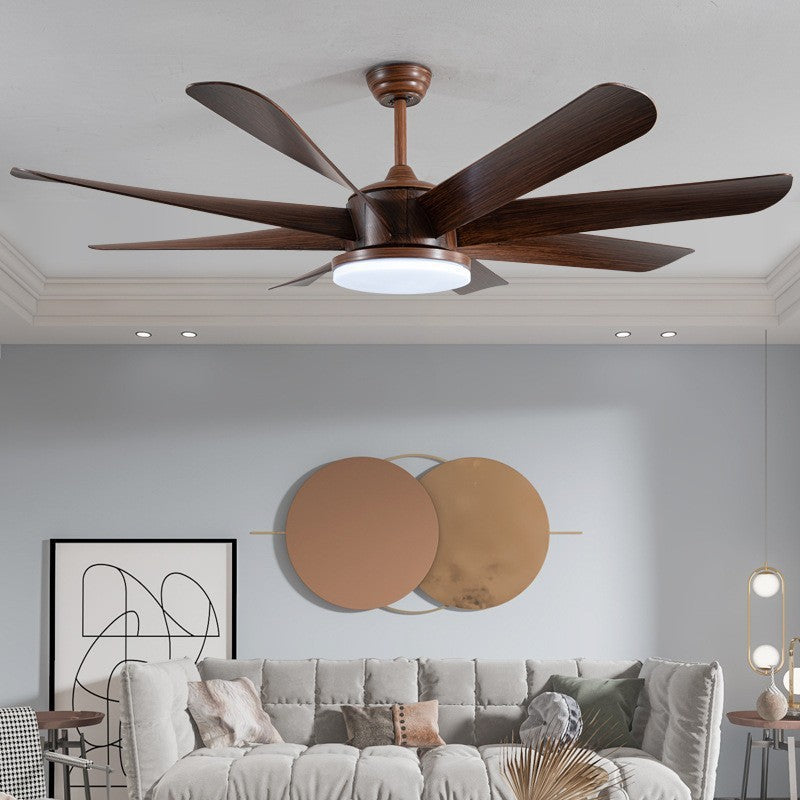 HEIKESZ Fan lighting large size ceiling fan lighting simple modern large wind hall fan lighting Ceiling fan large wind silent retro electric fan home dining