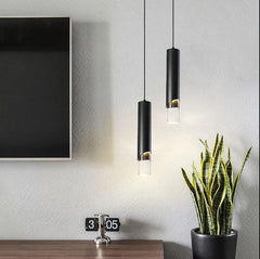 HEIKESZ Luxury Bedroom Chandeliers Modern Simple Design Long Line Single Head Small Ceiling Lights for Living Room Bar Restaurant
