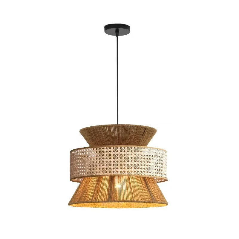 HEIKEZ Japanese style Wabisha style pendant lamp Zen tea room homestay industrial style restaurant antique hotel retro vine lamp ceiling light fixture