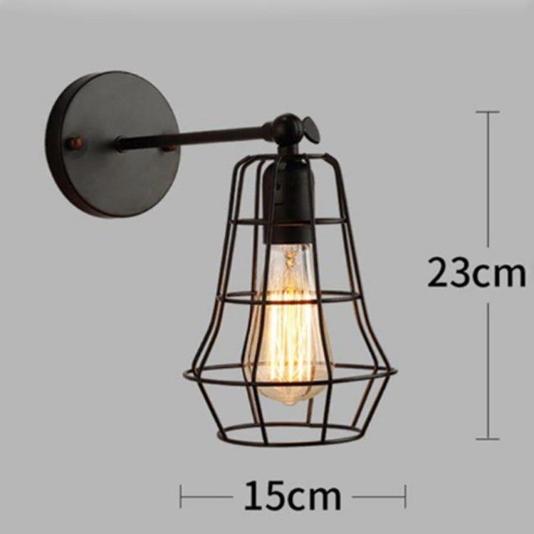HEIKESZ American Country Retro Industrial Style Living Room Dining Room and Study Room Wall Lamp