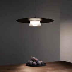 HIEKESZ Modern simple wabi sandy wind creative round cafe bar hotel bed and breakfast bedroom restaurant personalized atmosphere chandelier lamp light fixtures for celling light