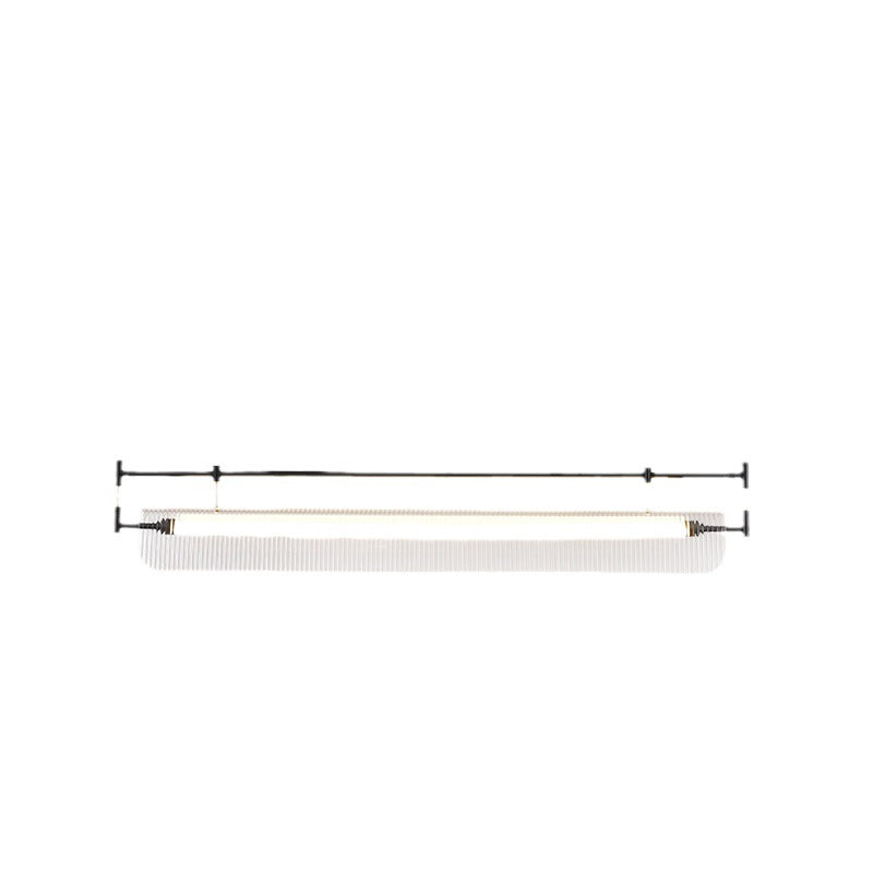 HEIKESZ Italian Minimalist Chandelier Creative Art Strip Light for Dining Room Bar Kitchen Island