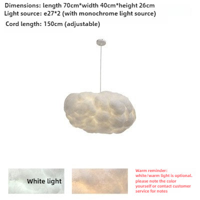 HEIKESZ Designer creative living room cloud light chandelier modern minimalist clothing store decor dining room children's room bedroom chandelier lamp light fixtures for celling light