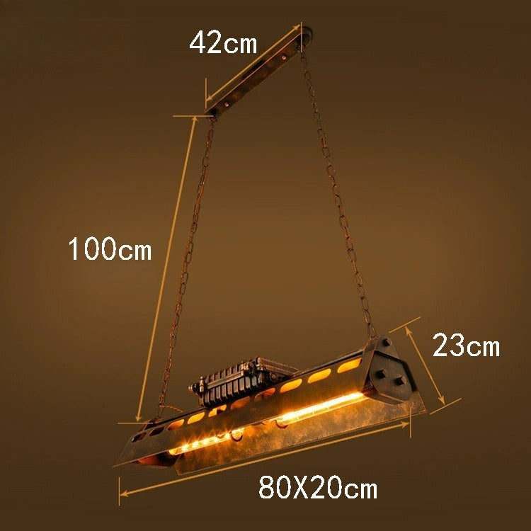 HEIKESZ Vintage Industrial Ceiling Light Gold Loft Style Retro Pendant Lamp for Restaurant Cafe Office Bar Iron Lighting Fixture