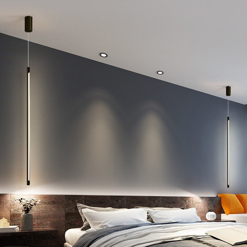 HEIKESZ Modern Minimalist Chandelier Nordic Style LED Ceiling Light for Dining Room Bedroom Living Room Bar Creative Art Design
