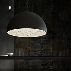 HEIKESZ Cross-border special for modern simple restaurant lights personalized creative sky garden chandelier Nordic room semicircular resin lamp light fixtures for celling lights