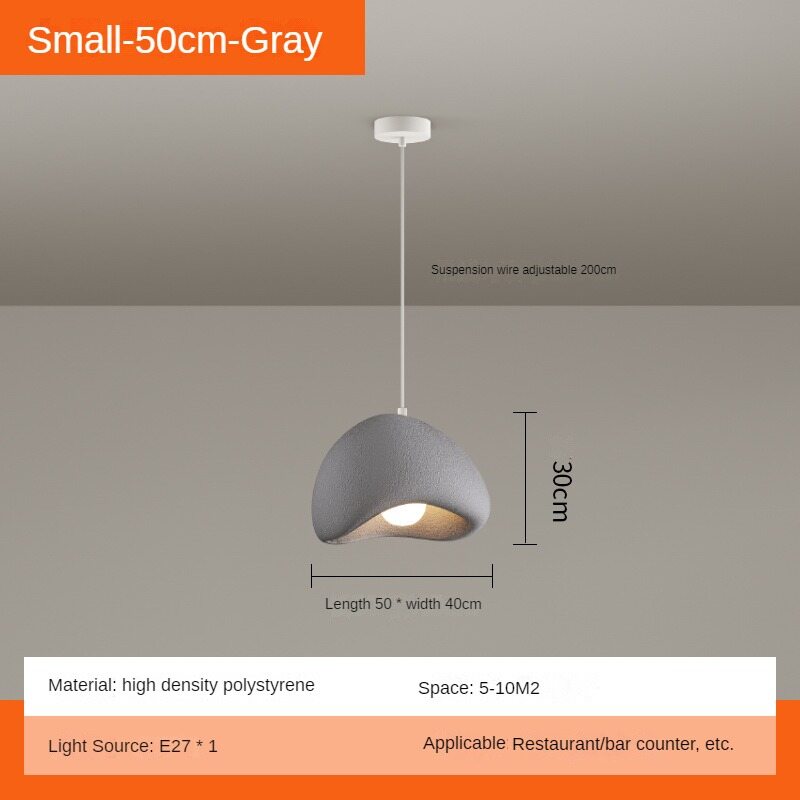 Designer Restaurant Chandelier Nordic Medieval Living Room Study Bedroom Creative Personality Day Is Silent Wind Three-End Ceiling Lamp